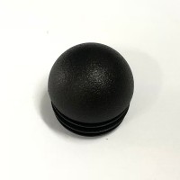 圆管DN28球形管塞球面管塞半圆形塑料堵头LDPE管帽