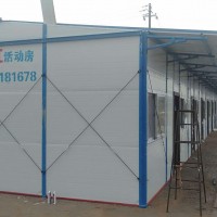 天津市焊接式集装箱房安装 宁河区彩钢活动房搭建 防水保温