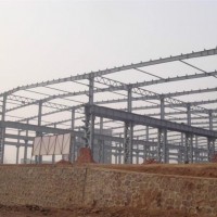 西安市大型钢结构厂房建造 长安区钢结构拱形顶棚安装 大跨度