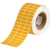 恶劣环境 用于 3“ 芯打印机的多用途聚酯标签 - 0.5” x 1“， 黄色